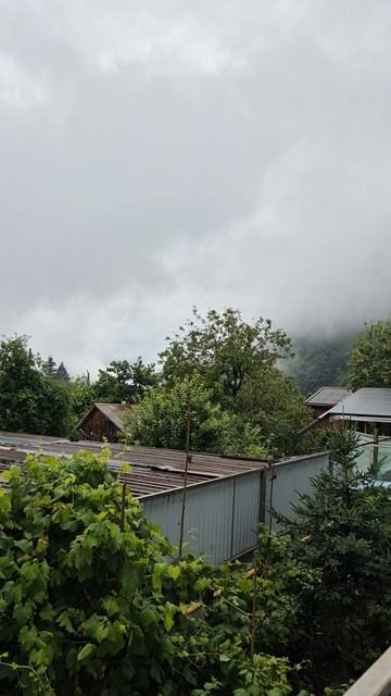 Горы в облаках⛰️⛰️⛰️