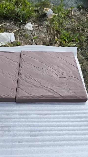 тротуарная плитка Сланец 300х300х30 цвет шоколад