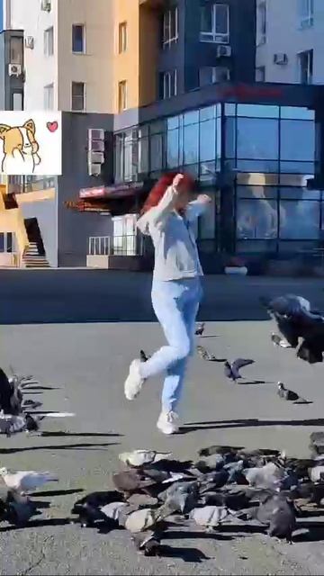 Любовь и городские голуби! Детство убежало и молодость тоже)