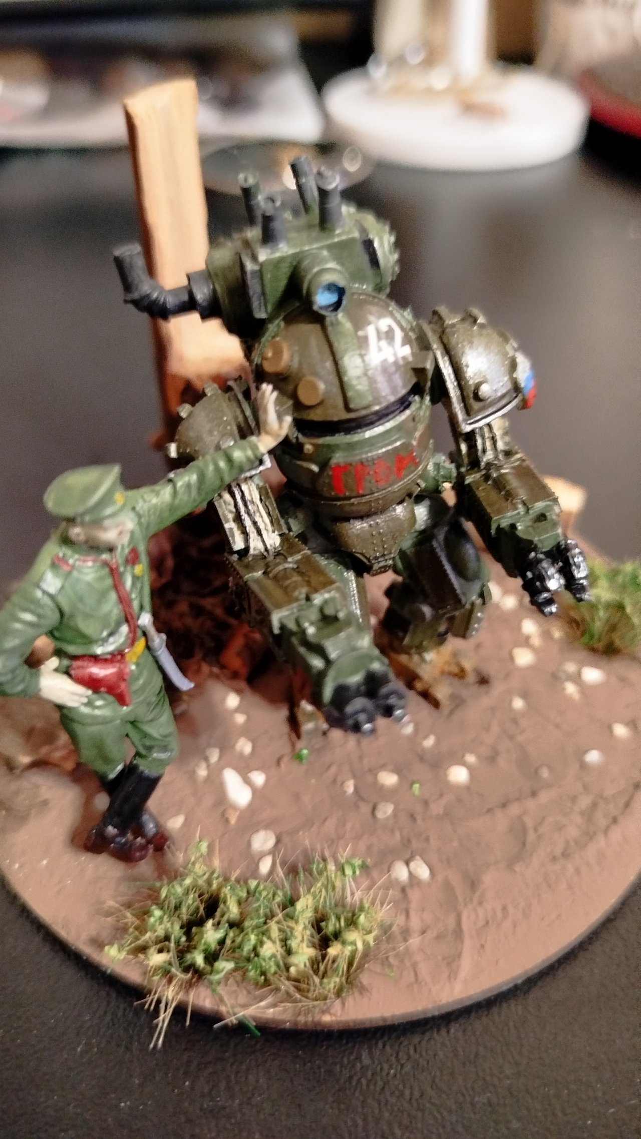 Боевой шагоход Российской Империи. Миниатюра 1/35