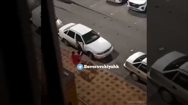 Погром в Суворовском: молодые люди устроили разнос в микрорайоне Суворовский.