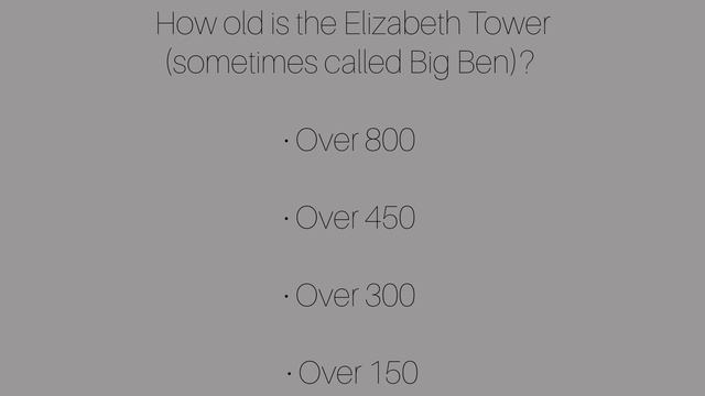 Life in the UK test Question 9
