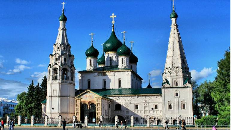 Главные достопримечательности Ярославля. Церковь Ильи Пророка.