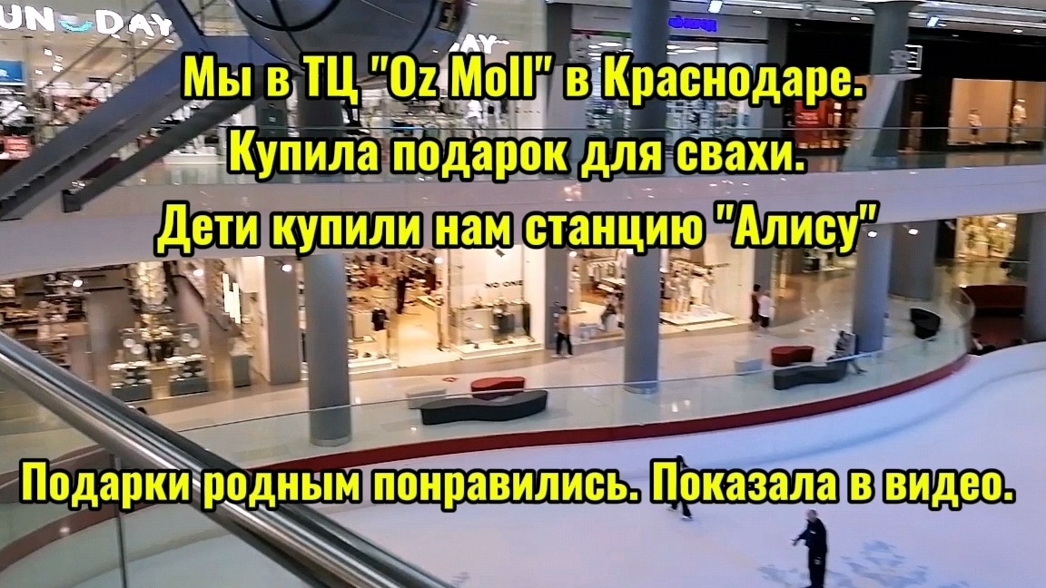 Краснодар. Мы у сына в гостях. Купили подарки. Родные примерил, все понравилось.