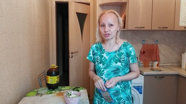 А у нас на ужин окрошечка! С квасом! Ммм... Ну очень вкусно получилось 😋