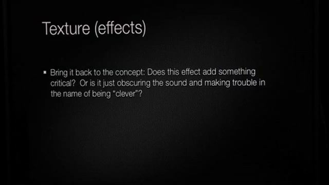 03. Week 2 - Mixing and Mix Concepts