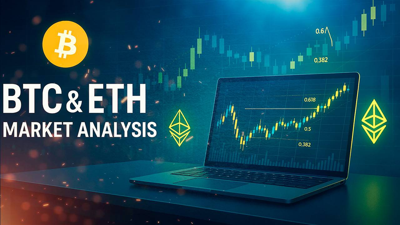 BTC и ETH - текущие уровни и прогнозы