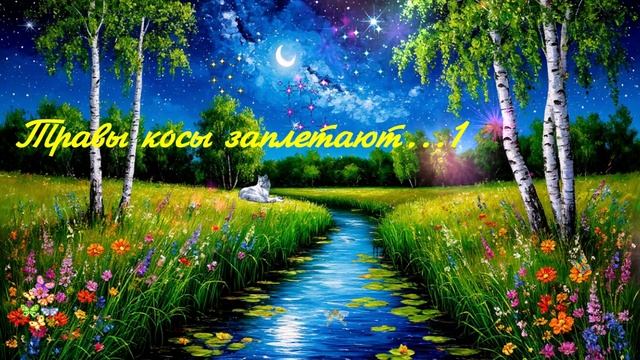Травы косы заплетают...1 ВИДЕО ПЕСНЯ В ДУШУ