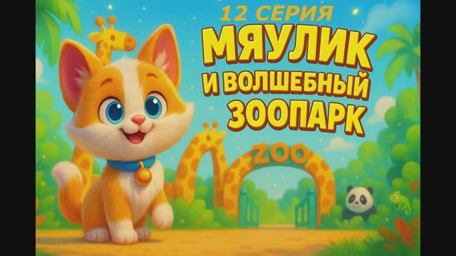 12 серия Мяулик и Волшебный Зоопарк🦙🐼🦙#сезонконтентаRUTUBE