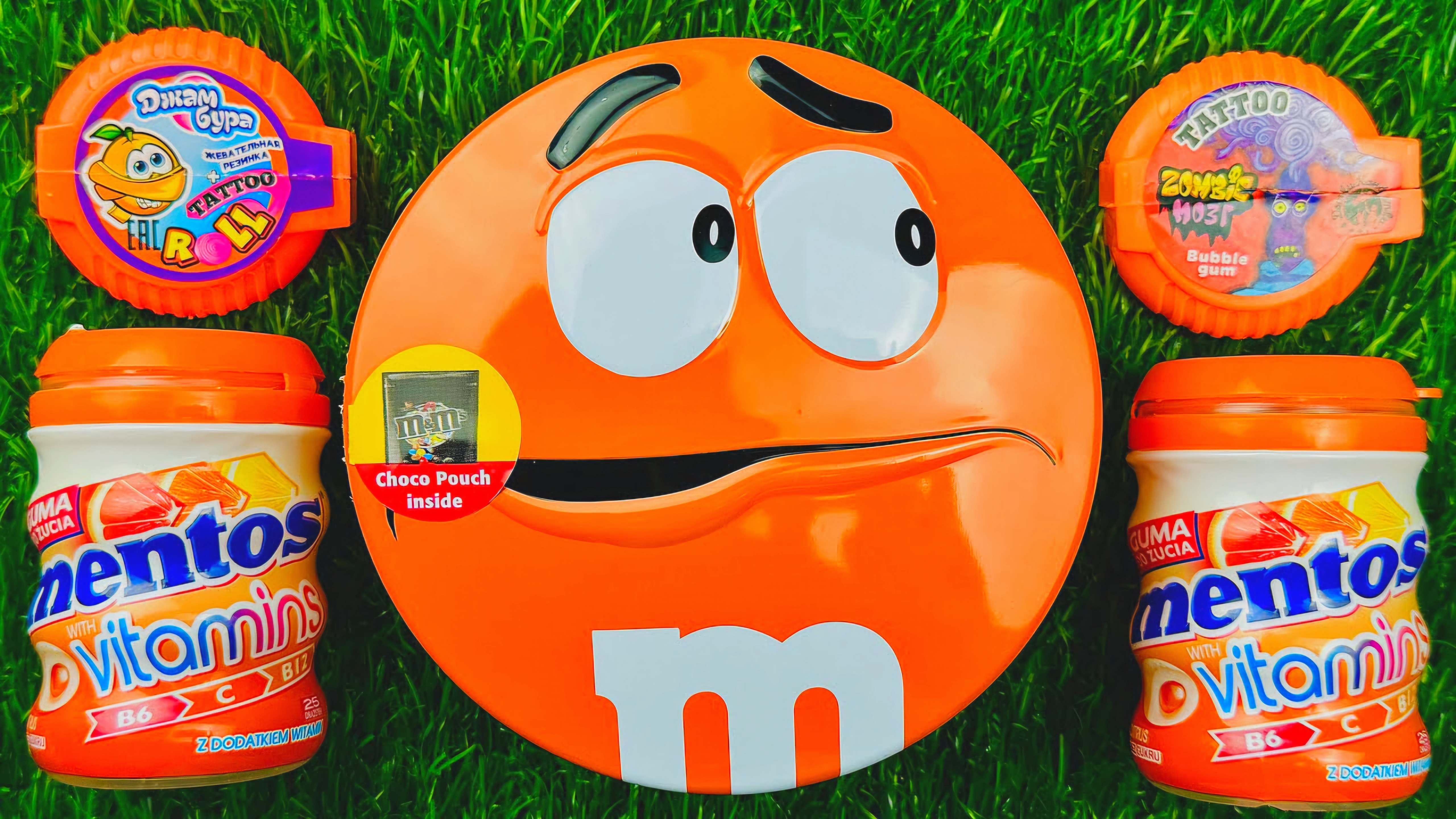 [АСМР] Распаковка и смешивание радужных конфет в банках M&M'S