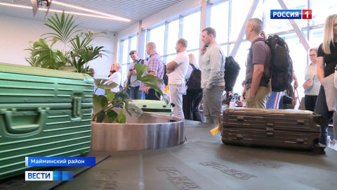 Новый терминал прилёта в аэропорте Горно-Алтайск