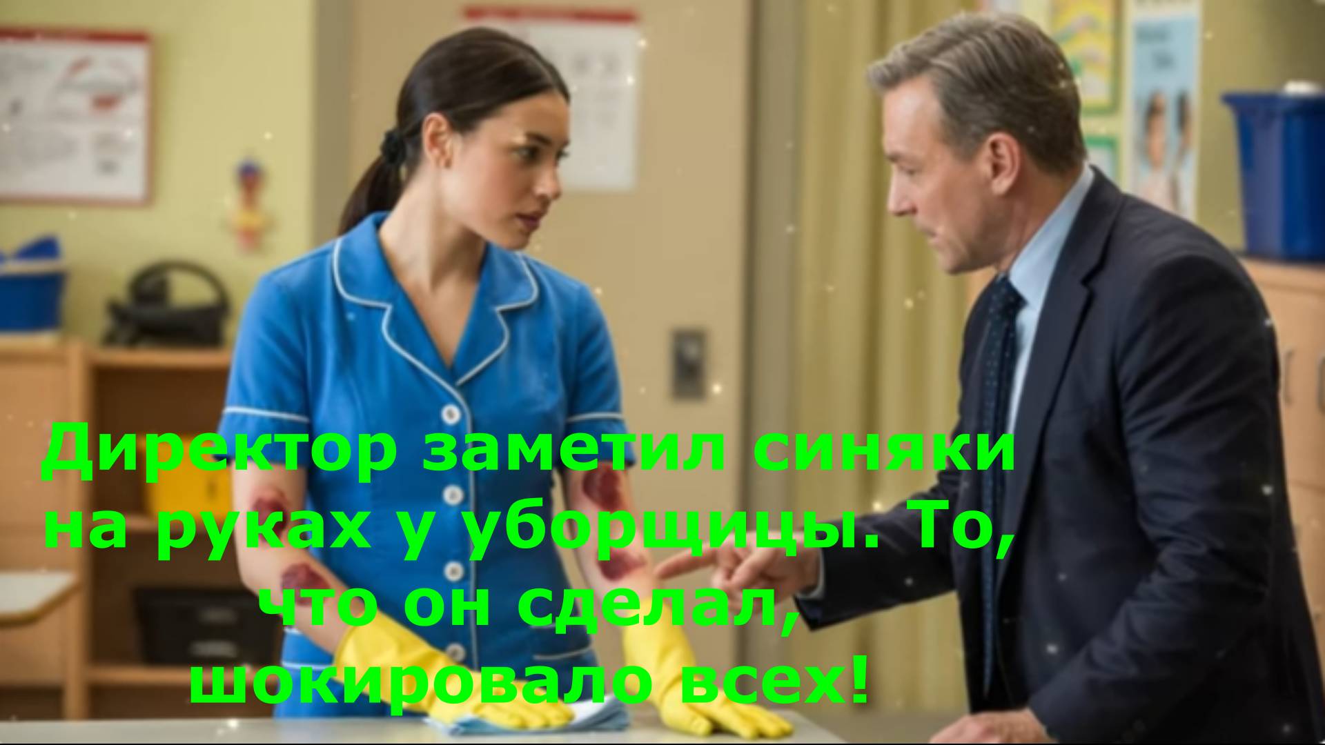 Директор заметил синяки на руках у уборщицы. То, что он сделал, шокировало всех!
