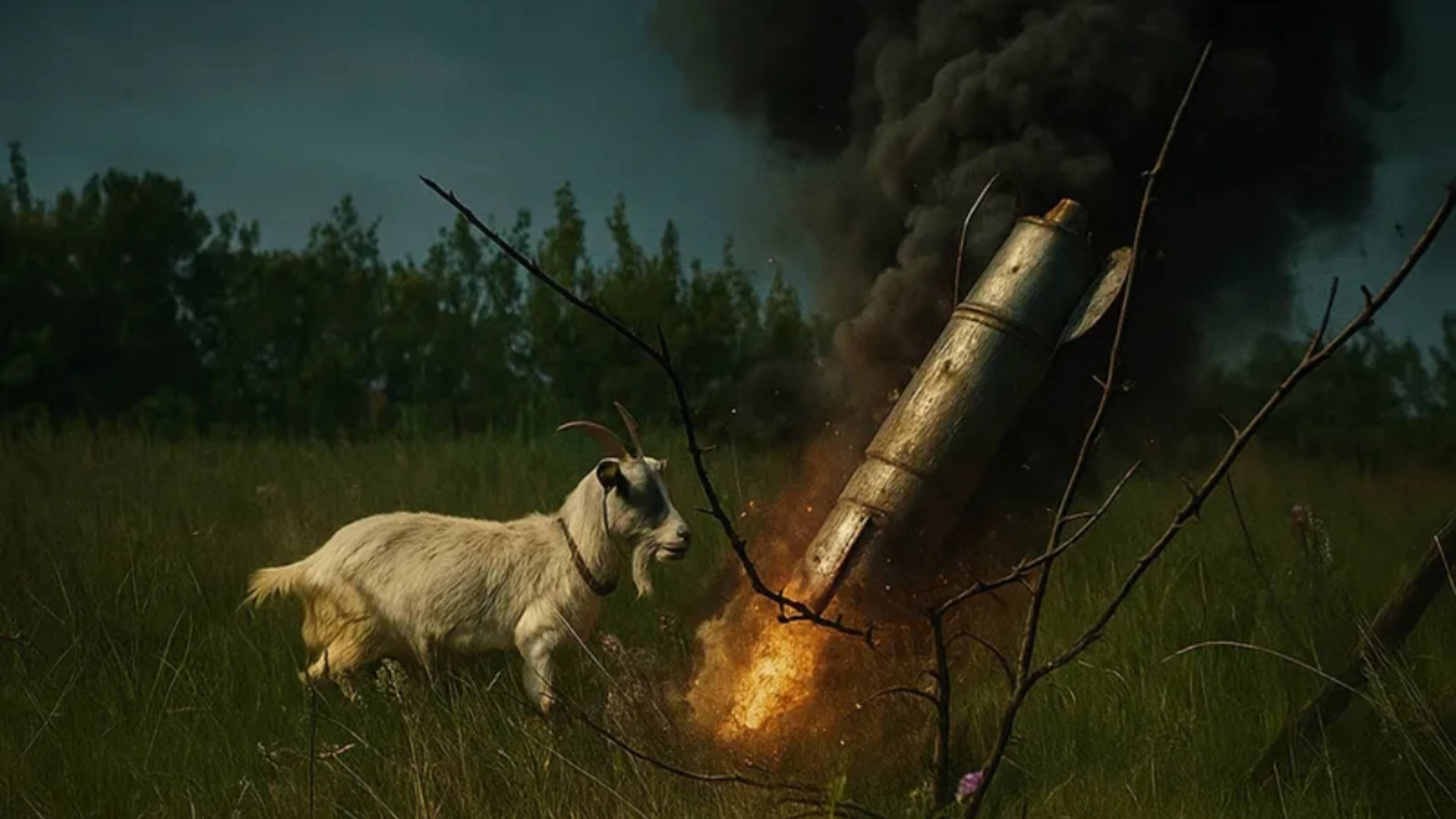 РАКЕТА 🚀 ПРИЛЕТЕЛА В 🐐 КОЗУ 💥💣