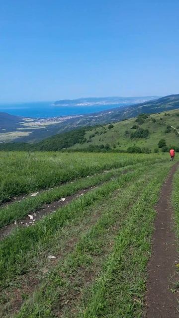 Поднялись на вершину горы Плоская Геленджик