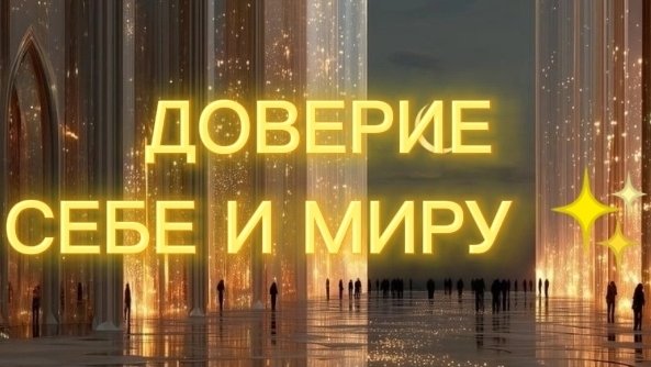 доверять только себе. вера в себя