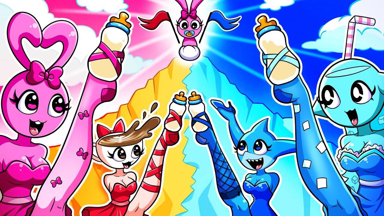 Выбор Маленькой Пинки! 🍼🌈💖 Яркие Мамочки Спрунки и Брейнрота Пытаются Её Покормить!\