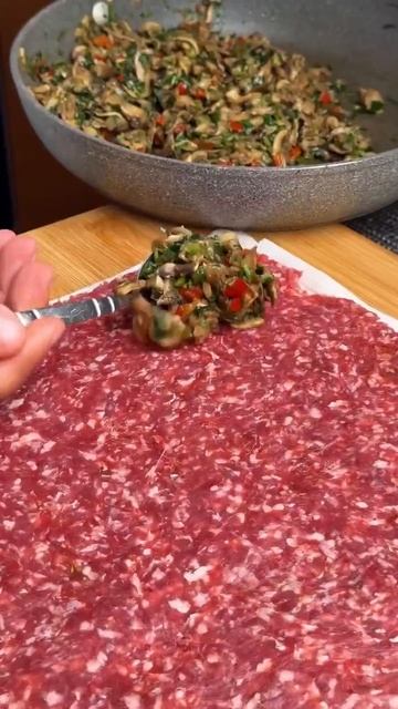 🍢 Кебабы с грибной начинкой
#обеды #ужины #горячее