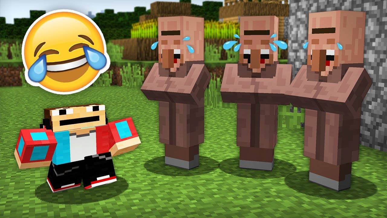 5 СПОСОБОВ РАССМЕШИТЬ ЖИТЕЛЕЙ В МАЙНКРАФТ  Компот Minecraft