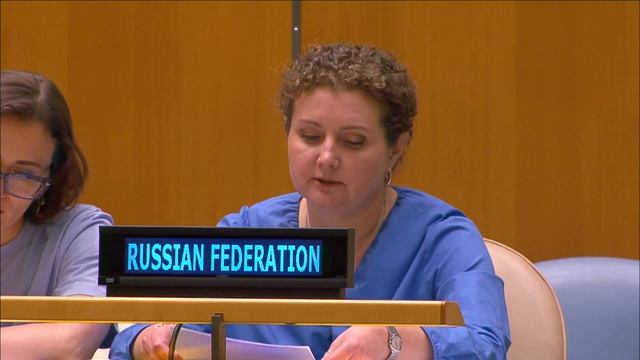 EOV by DPR Anna Evstigneeva before the GA vote on a Draft Resolution on Afghanistan