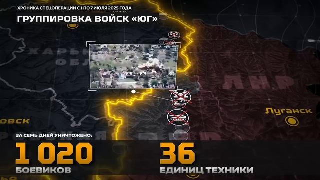 Хроника спецоперации: 1-7 июля 2025 года