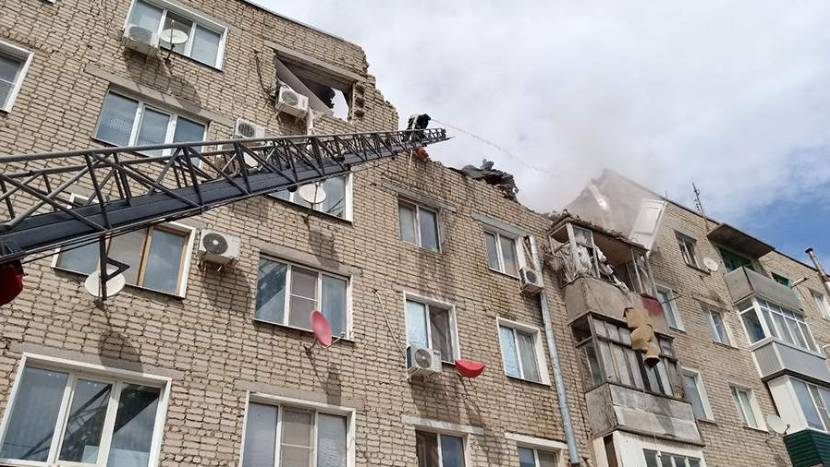 В Саратовской области произошел взрыв газа в многоэтажном доме