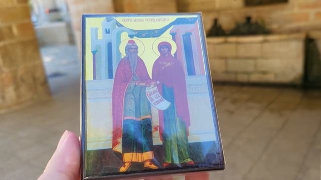 Иконы на Рождество Иоанна Крестителя у библейского источника Пресвятой Богородицы