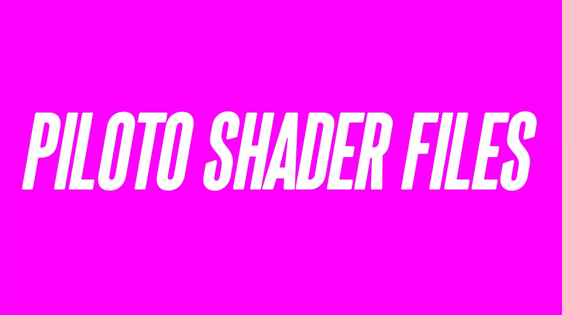 Asset Unity - Piloto Studio Shaders