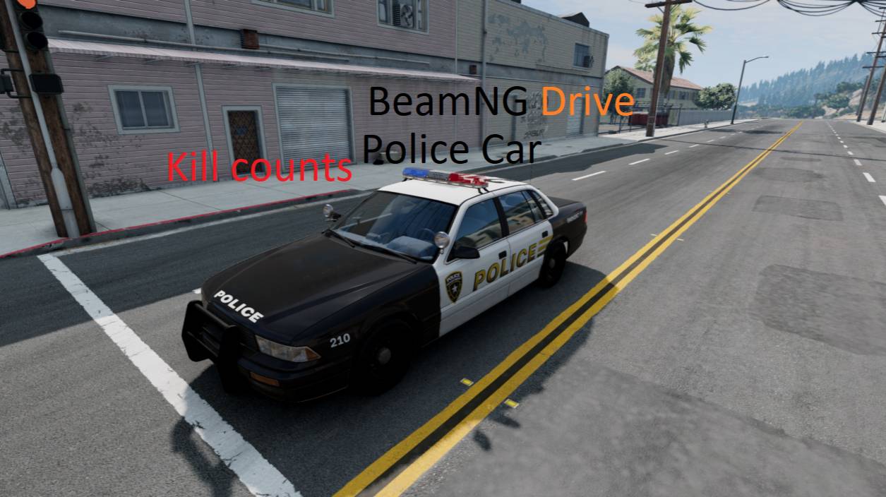 BeamNG Drive Police Car Kill Counts