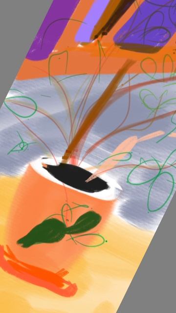 гибискус. рисунок без звука