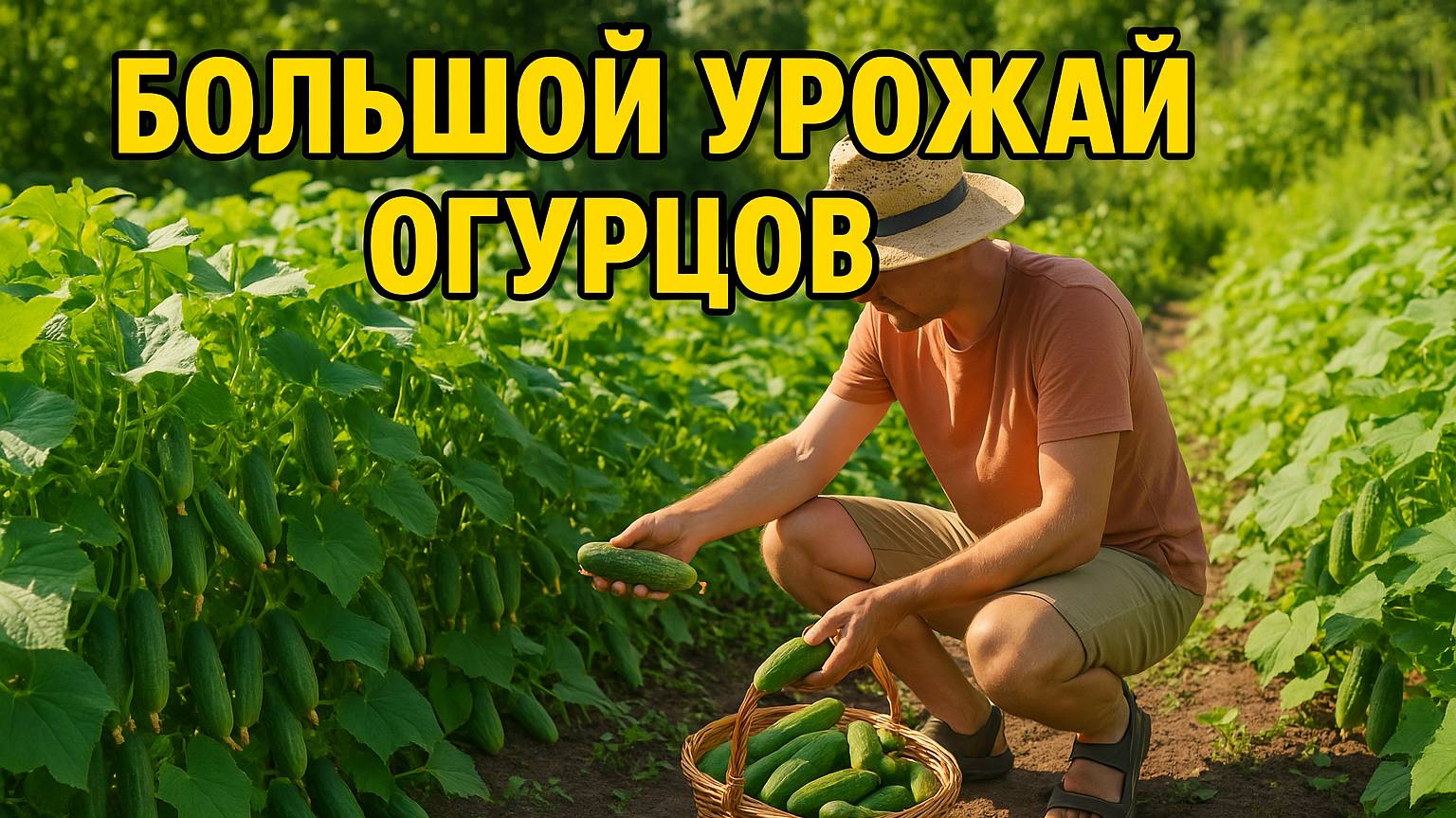 Как вырастить большой урожай огурцов: советы и секреты!