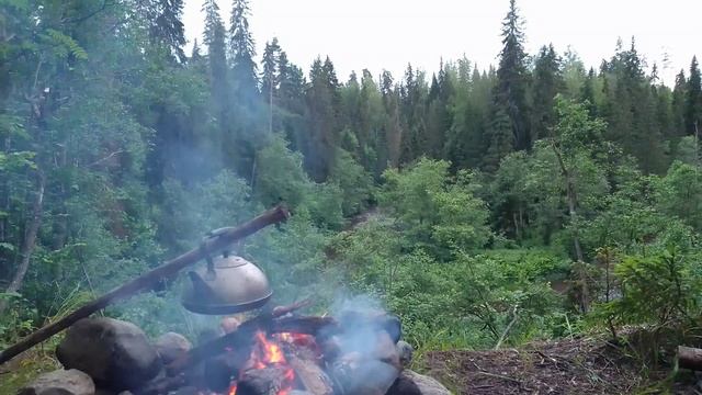 Чай  на костре =)  Природа