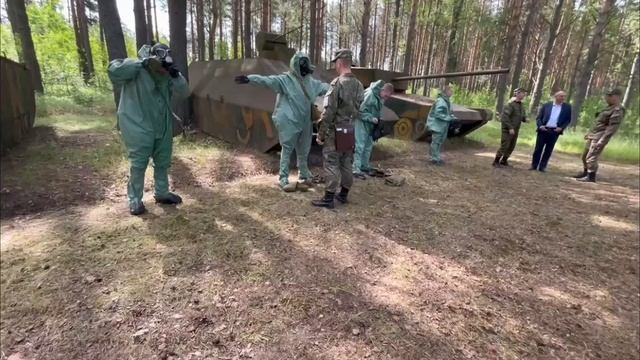 Ежегодный учебный сбор курсантов военного учебного центра при КГУ на полигоне «Песочное»