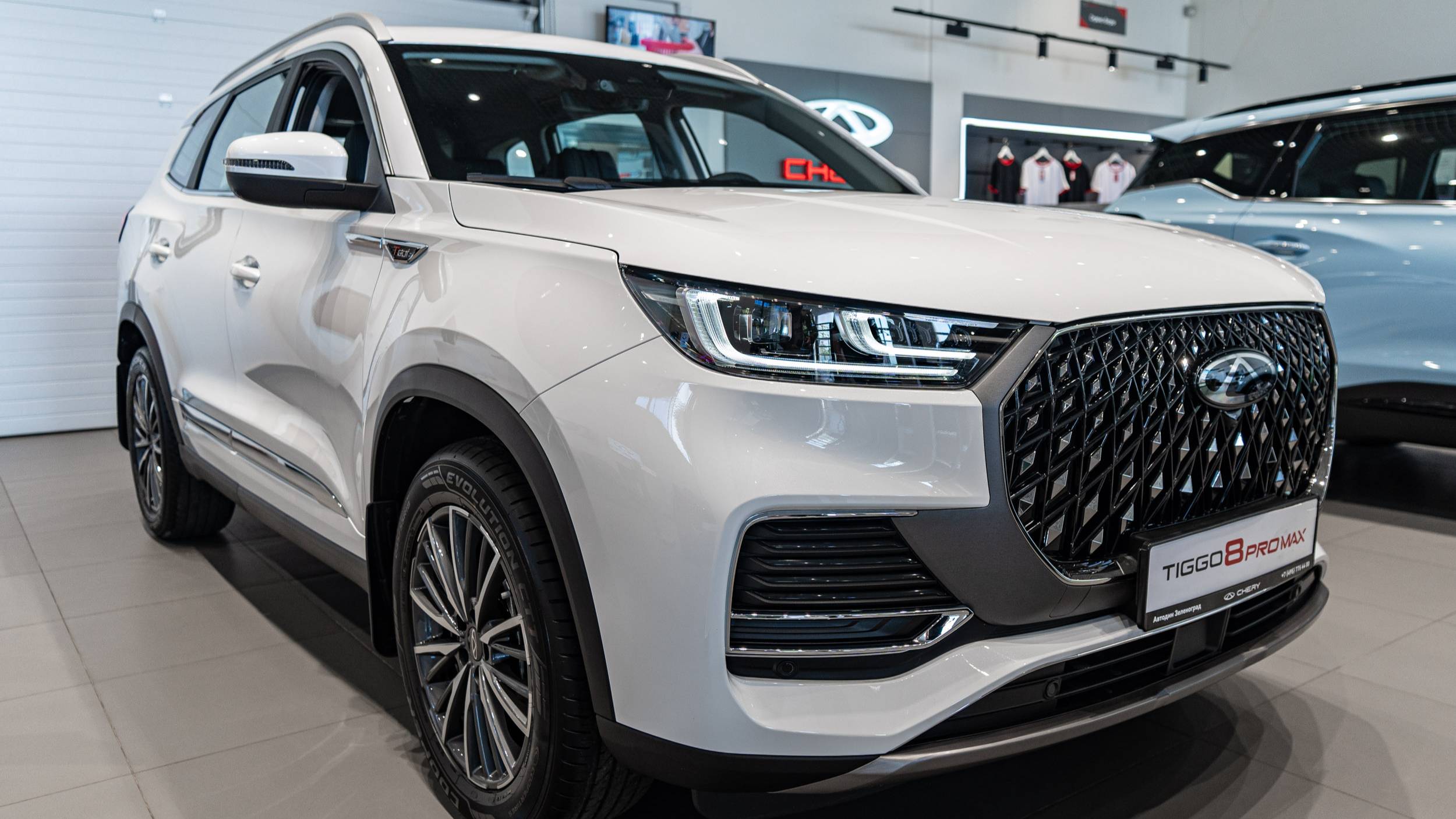 CHERY TIGGO 8 PRO MAX (Elite) Искрящийся белый