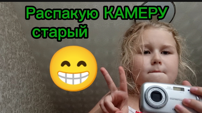Нашла камеру (батарейки не работают