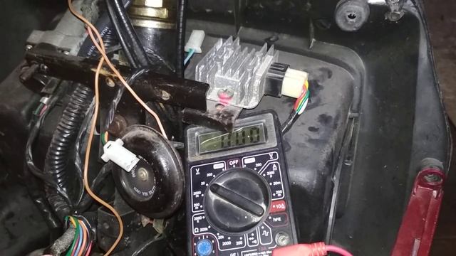 Как проверить реле регулятор - реле зарядки- скутера