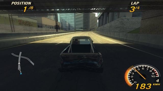 Flatout 2 Race Level 1 2 Rumble Racing Cup 4 карта City Central 3 1 попытка
