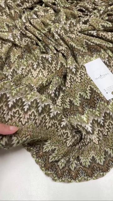 Ажурный трикотаж Missoni. Невероятно красивое сочетание оттенков орехового и оливкового