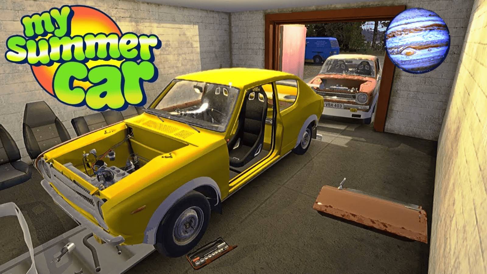 My Summer Car:Моя машина на лето.Пробуем запустить нашу машину !