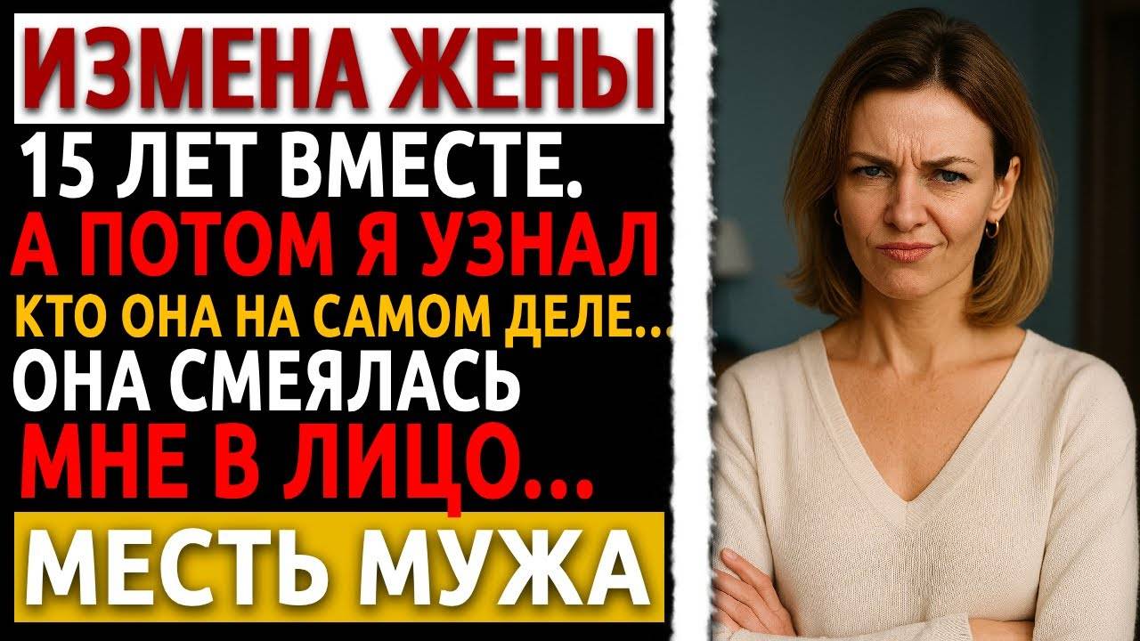 Она скрывала от меня вторую жизнь. Когда я это узнал про это, устроил... Реальный рассказ мужчины