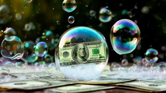 Доллар сша мыльные пузыри