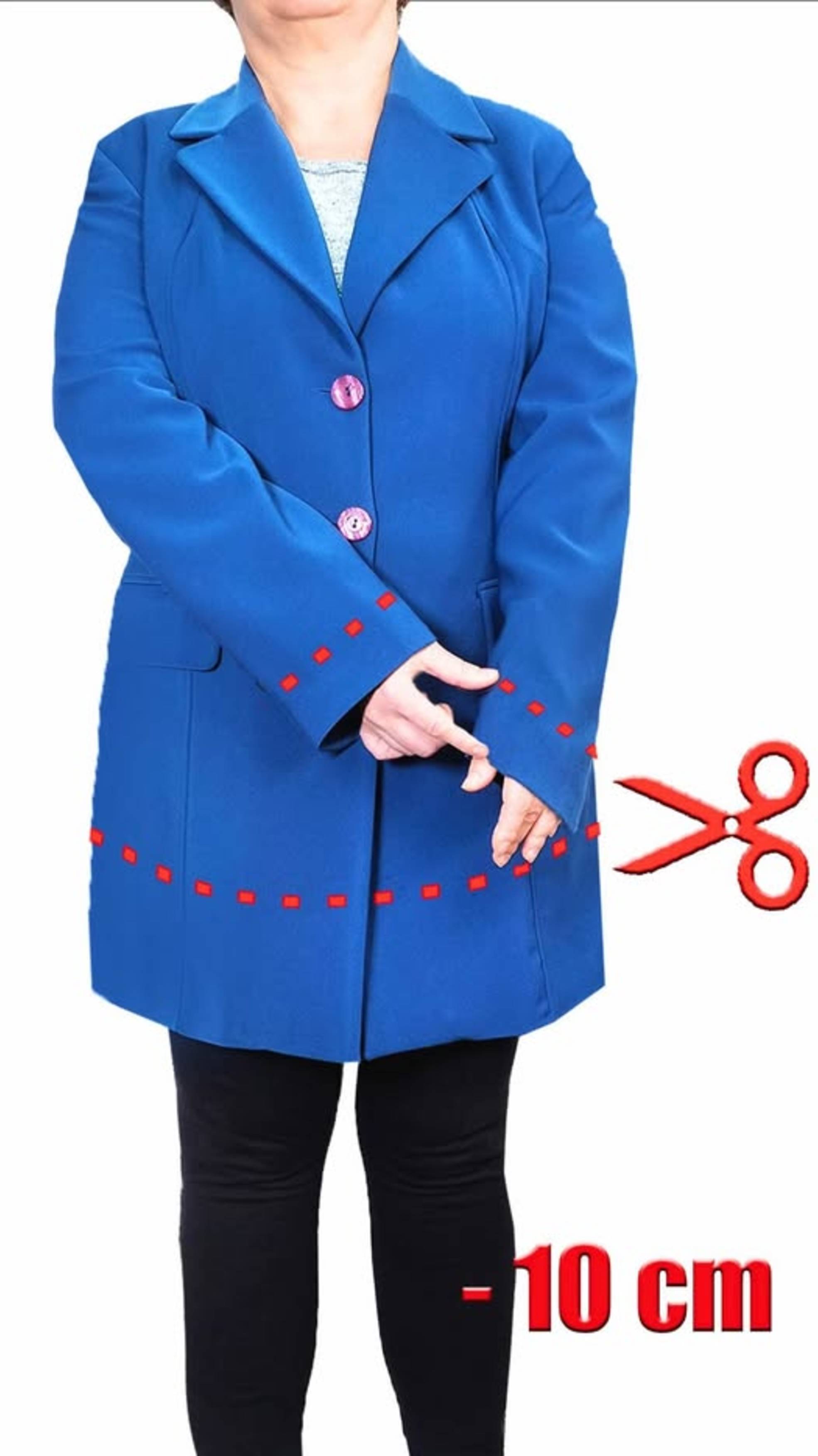 Как укоротить длинную куртку 🧵✂️