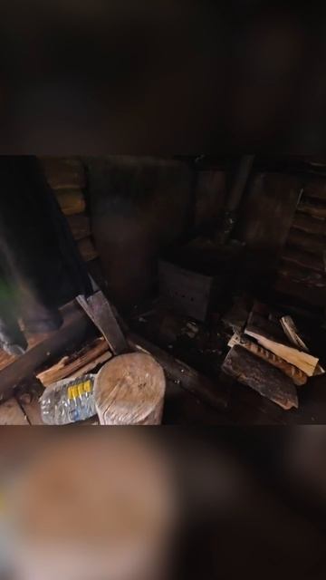 Обзор старой избы в тайге часть 2