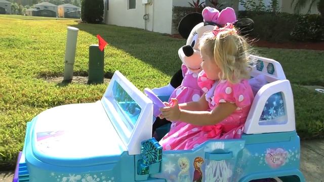 Диана и Рома Диана и Минни Маус едут ЗА СОКРОВИЩАМИ Видео для Детей Minnie Mouse toys