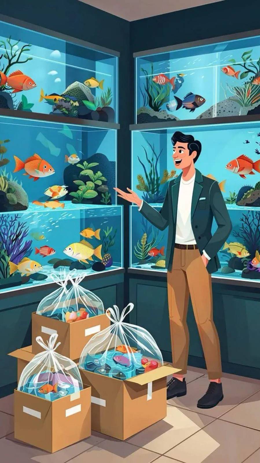 Поставка аквариумных рыбок 09.07.2025