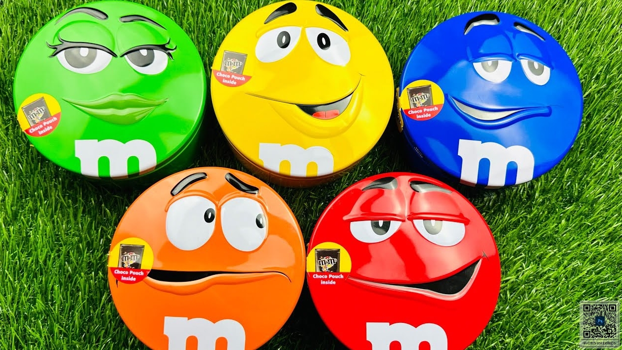 [АСМР] 5 Оригинальных M&M'S баночек с сюрпризом