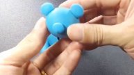 Плюшевый мишка глиняный моделирование для детей