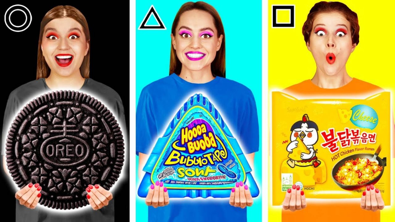 Геометрический Челлендж с Едой | Кулинарная Битва с Едой