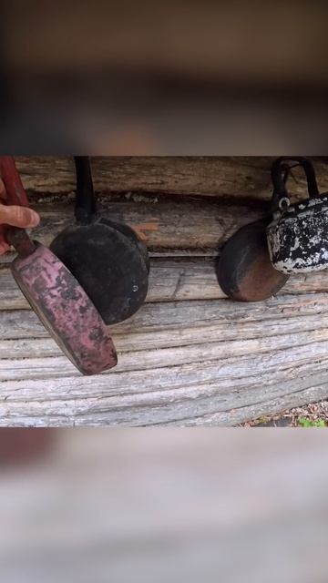 Обзор старой избы в тайге часть 4