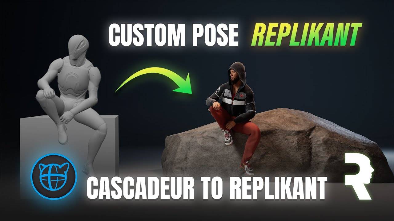 Создание кастомных поз в Cascadeur и перенос их в Replikant | Профессиональный рабочий процесс