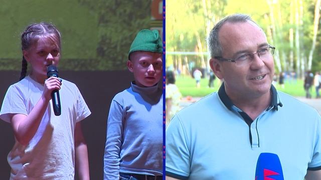 Инсценировка военно-патриотических песен прошла в детском лагере «Чайка»